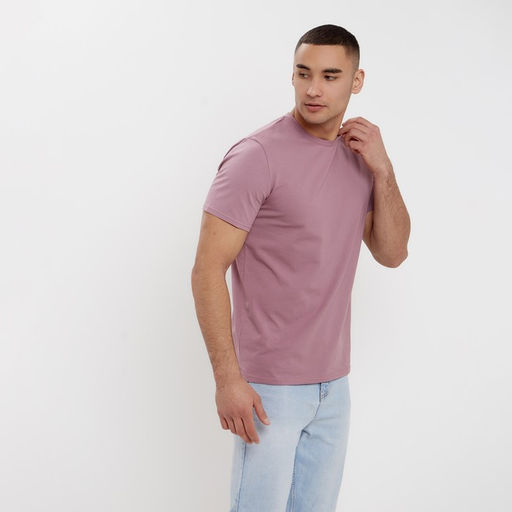 Футболка мужская MINAKU REGULAR FIT: пурпурная, р-р 42