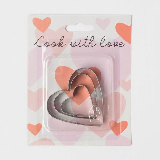 Набор Love forever полотенце 40х73см, саржа 190гр/м2, формочки для печенья - Этель фото 5