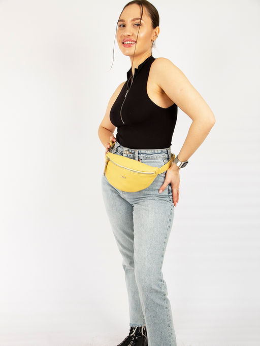 LACCOMA сумка Пэрри-ЛЦ802-желтый эко кожа хлопок