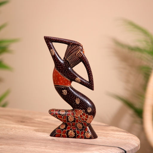 Фигурка «Девушка», 21 см, дерево