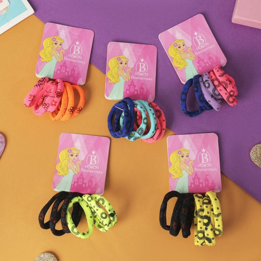 Цена за 5 шт. Резинки для волос «Спорт», набор 6 шт., МИКС