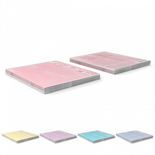 Цена за 10 шт. Тетрадь школьная ученическая ErichKrause Ruler Magic ассорти, 12 листов, клетка (в плёнке по 10 шт.)_MIX-PACK  фото 9