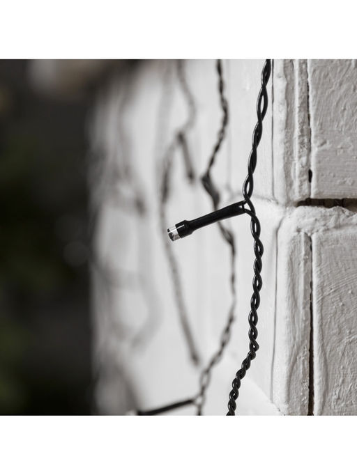 Гирлянда Бахрома 1.8?0.5 м, IP20, тёмная нить, 48 LED, свечение красное, 8 режимов, 220 В - Luazon lighting фото 10