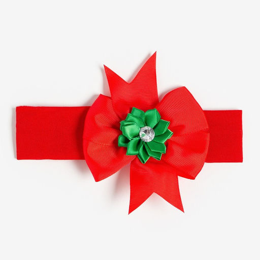 Набор для фотосессии «Крошка Я. Новогодний»: юбка и повязка на голову, красный, рост 62-80 см