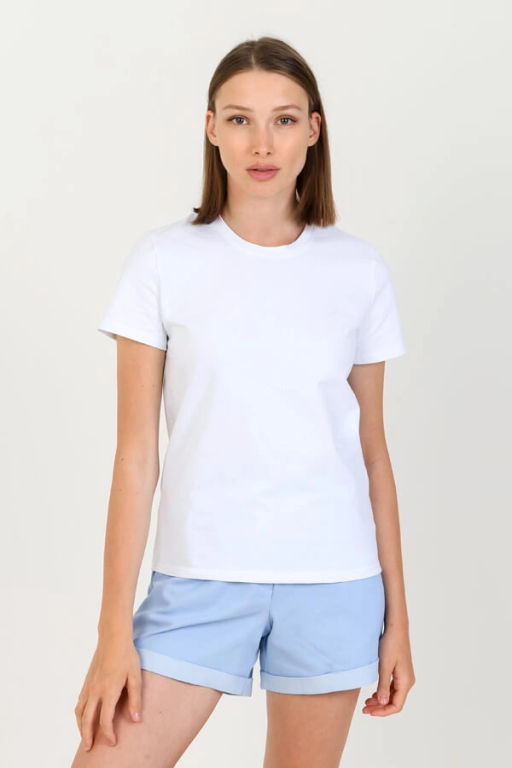 Футболка женская, цвет белый