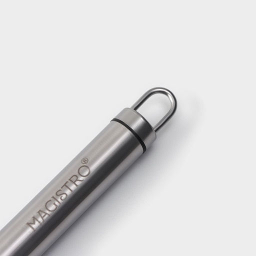 Нож для пиццы и теста Magistro Solid, 20.5 см, d=6.5 см, хромированный фото 6