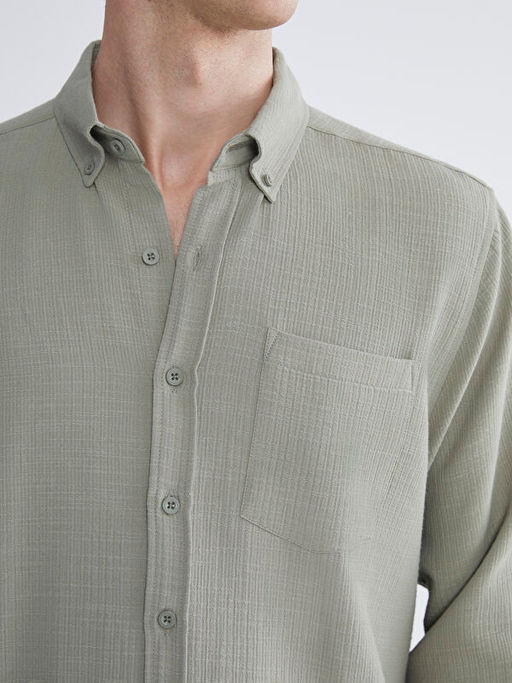 Regular Fit Uzun Kollu Erkek G?mlek