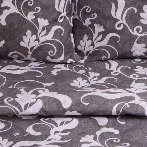 Постельное бельё Экономь и Я евро Узор, 200х215см, 200х215см, 70х70см-2 шт, полисатин, 80 г/м фото 2