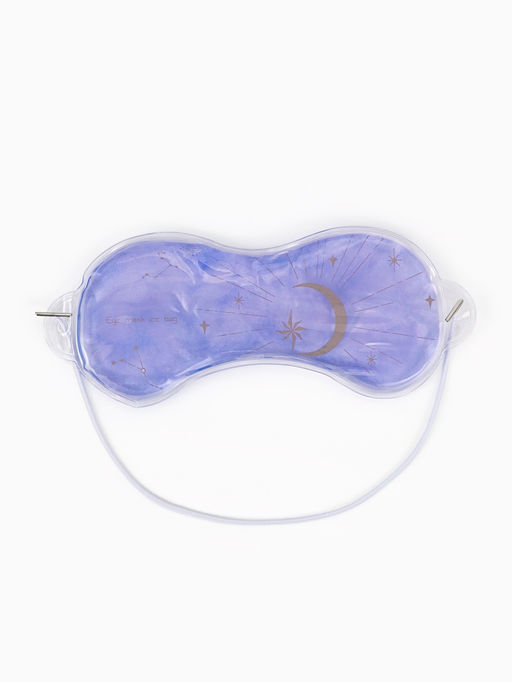 Цена за 2 шт. Маска для лица гидрогелевая Ночь, охлаждающая/согревающая, 18?7?0.4 см, цвет фиолетовый