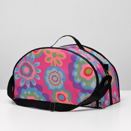 Сумка - переноска для животных, раскладная полукруглая, нейлон, 44 х 22 х 25 см, микс расцветок 4940 - Пижон фото 2