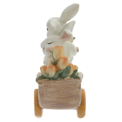 Фигурка декоративная "Зайцы", L13 W6 H13 см