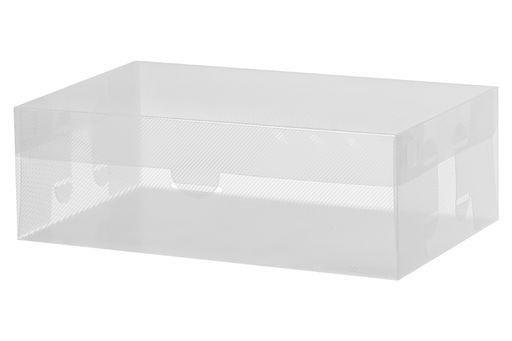 Набор 4 коробок для хранения женской обуви 30*18*10 см Прозрачные складные с откидной крышкой - Elan gallery фото 6