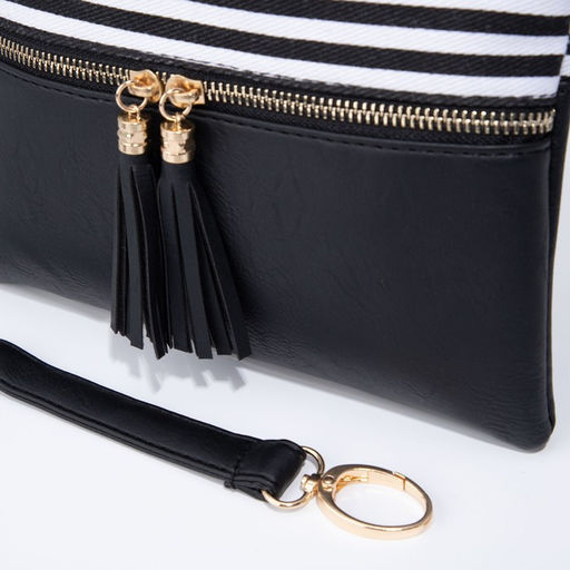 Сумка кросс-боди на молнии, цвет чёрный - Simaland фото 3