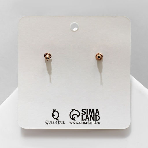 Серьги Котик с вишней, цветные в серебре - Queen fair фото 3