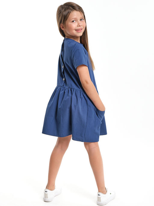 Платье с карманами UD 7917 серо-синий - Mini maxi фото 8