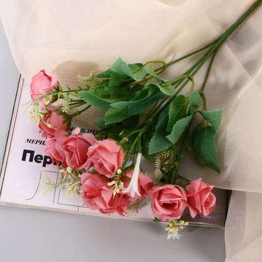 Цена за 2 шт. Букет "Роза Барбара" 3х28 см, микс