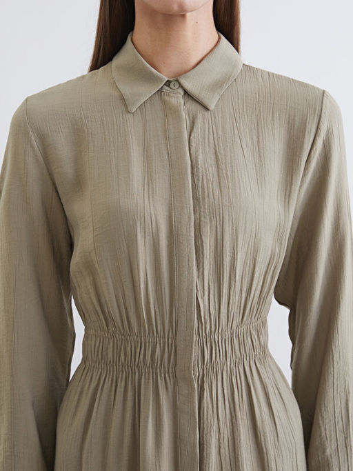 Belden Oturtmal? G?mlek Elbise