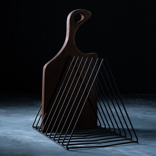 Подставка под разделочные доски Доляна «Лофт», 26×18×21, чёрная