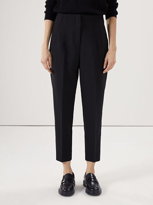 Standart Kal?p Pileli Kad?n Pantolon