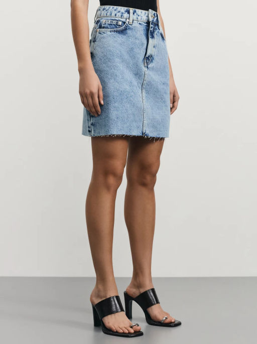 Джинсовая юбка мини / Zarina  фото 4