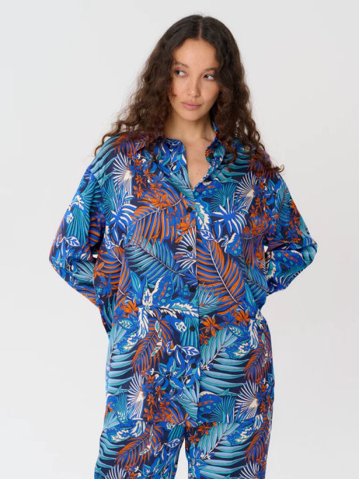 Рубашка женская 12421-33045 multicolor - Eleganzza фото 15