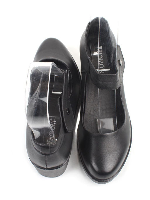 06-DHL104-D1 BLACK Туфли женские (натуральная кожа)