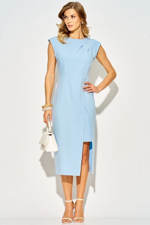 Платье LAIKONY 993 голубой фото 4