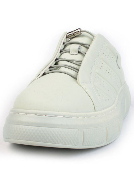 05-PDL256-3 LT. GREEN Кроссовки женские (натуральная кожа) - Фабричный китай фото 7