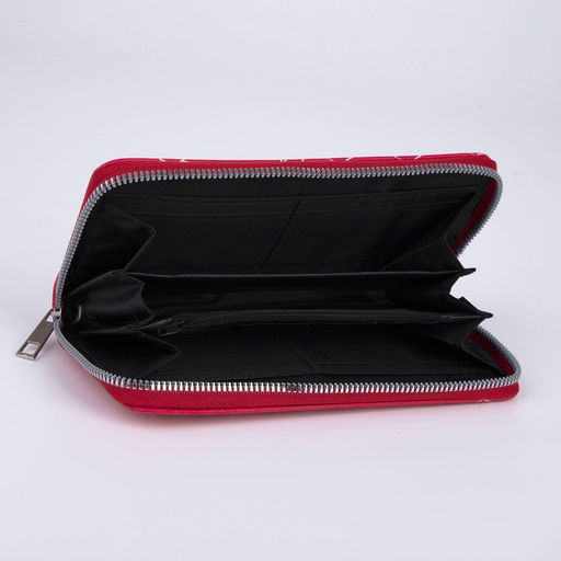 Кошелёк женский, отдел на молнии, цвет малиновый - Nazamok фото 4