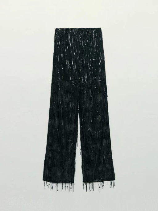 Прямые брюки с пайетками / Zarina