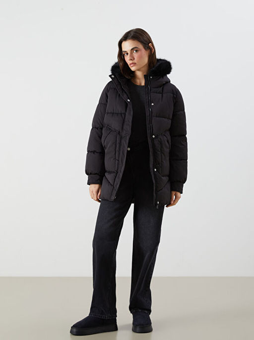 K?rkl? Kap??onlu Kad?n ?i?me Mont