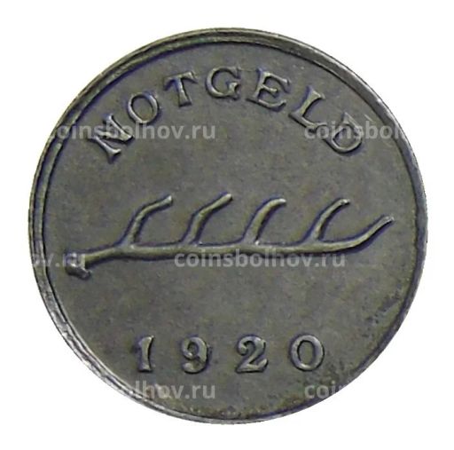Монета 2 пфеннига 1920 года Германия  Нотгельд Бад-Маргентхайм