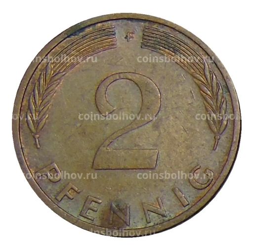2 пфеннига 1976 года F Германия