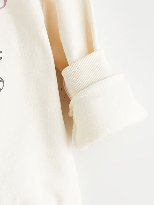 Bisiklet Yaka K?z ?ocuk Sweatshirt