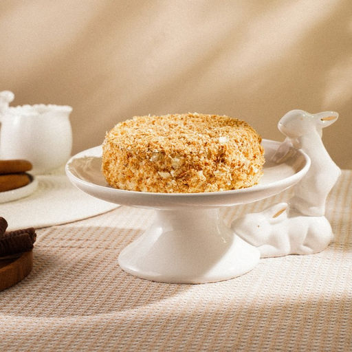 Блюдо сервировочное SL Home Пасхальные кролики, 30.5?25?15.5 см, доломит, белое