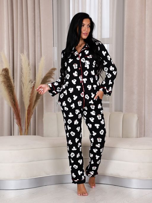 667 ЖЕНСКИЙ ПИЖАМНЫЙ КОСТЮМ (Маус) - А-дина фото 2