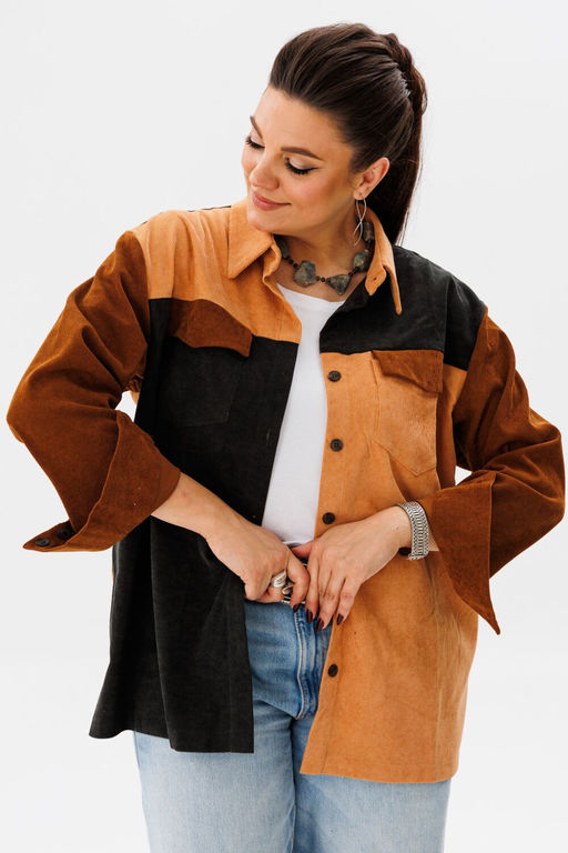 Рубашка ANELLI 1748 Оттенки карамели