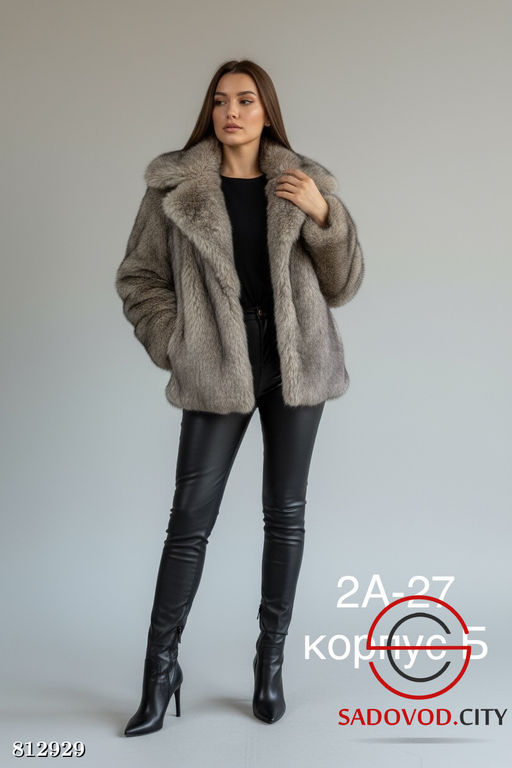 Шуба искусственная женская - Bruno фото 2