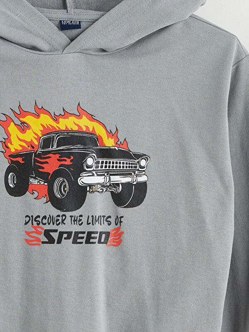 Kap??onlu Erkek ?ocuk Sweatshirt
