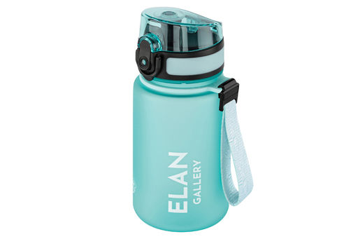 Бутылка для воды 350 мл 6,8*6,8*17 см "Style Matte" аквамарин