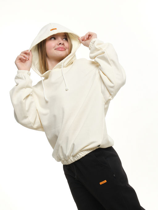 Комплект для девочки 22-7496 молочный|черный