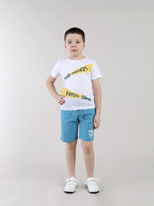 CRB wear / CSKB 70544-42-431 Шорты для мальчика,джинсовый/Ex.Cherubino  фото 4