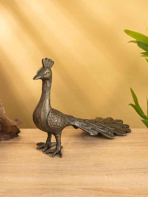 Сувенир «Павлин», 28×12×21 см, алюминий