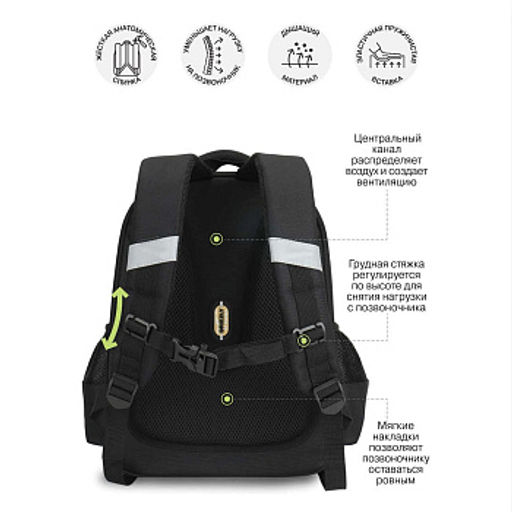 RAz-686-4 Рюкзак школьный с обвесом - Grizzly фото 15