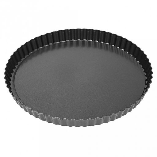 Форма для выпечки с антипригарным покрытием д30см h2,7см "Ромашка", волнистый борт, съемное дно (Китай)