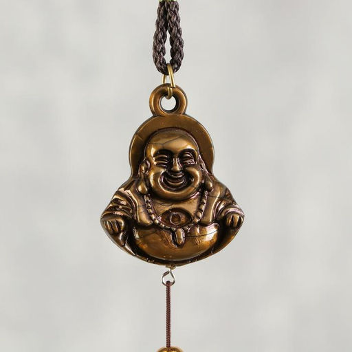 Музыка ветра металл «Хотей», 3 колокольчика, 42 см