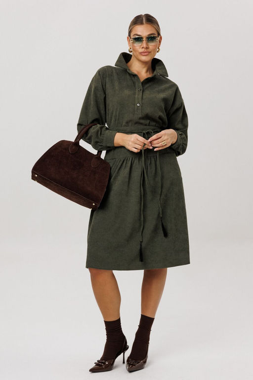 Платье ANELLI 1730 папоротник  фото 9