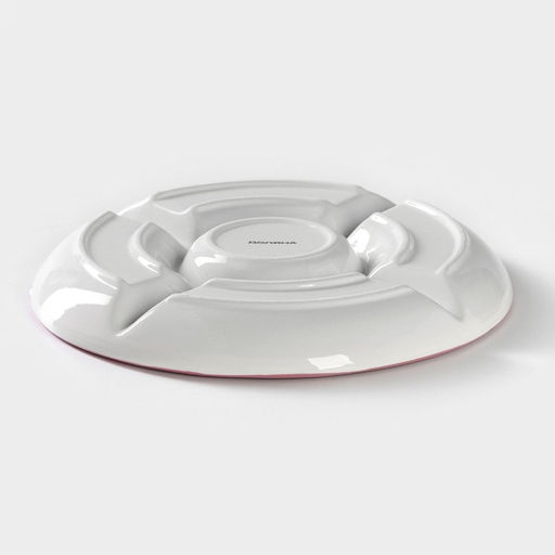 Менажница 5 ячеек Доляна Роза, d=26 см  фото 4