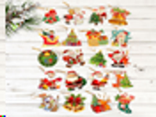 Открытка набор 160 штук Новый год / DE-128 /4/