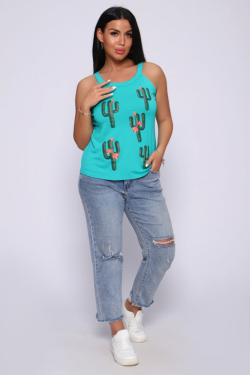 Топ Натали 82021 из вискозы  фото 3